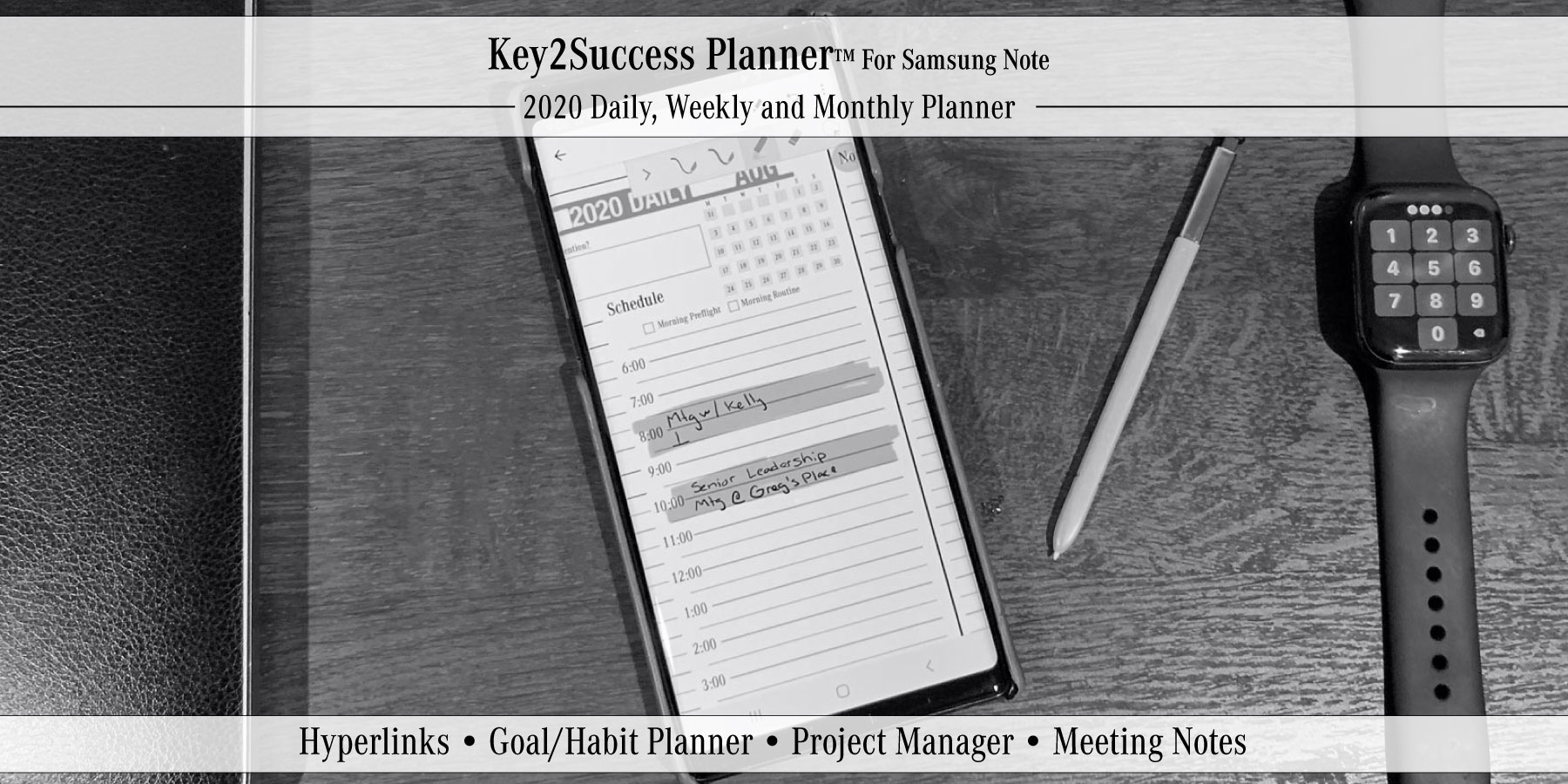 Digital Planner for Samsung Note Branden Bodendorfer