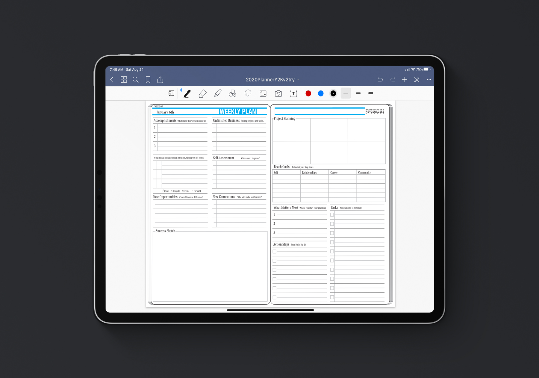 goodnotes planner