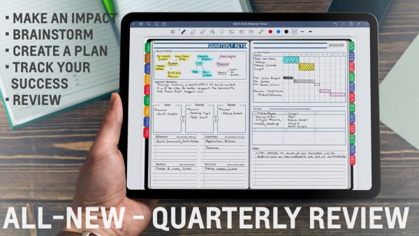 iPad Quarterly Digital Planning