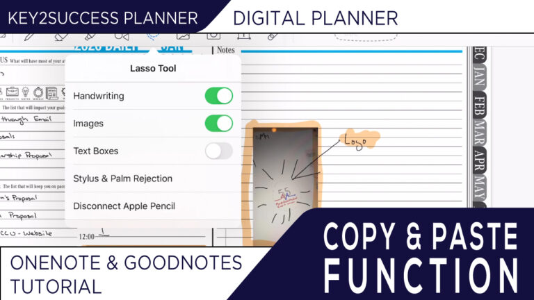 2026 Digital Planner: Copy & Paste Guide by Key2Success