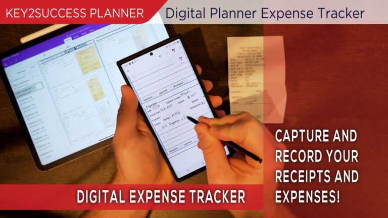 2026 Expense Tracker Preview: Key2Success Digital Planner