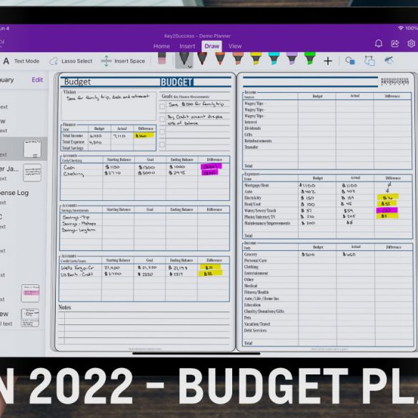free digital planner with hyperlinks goodnotes 2022