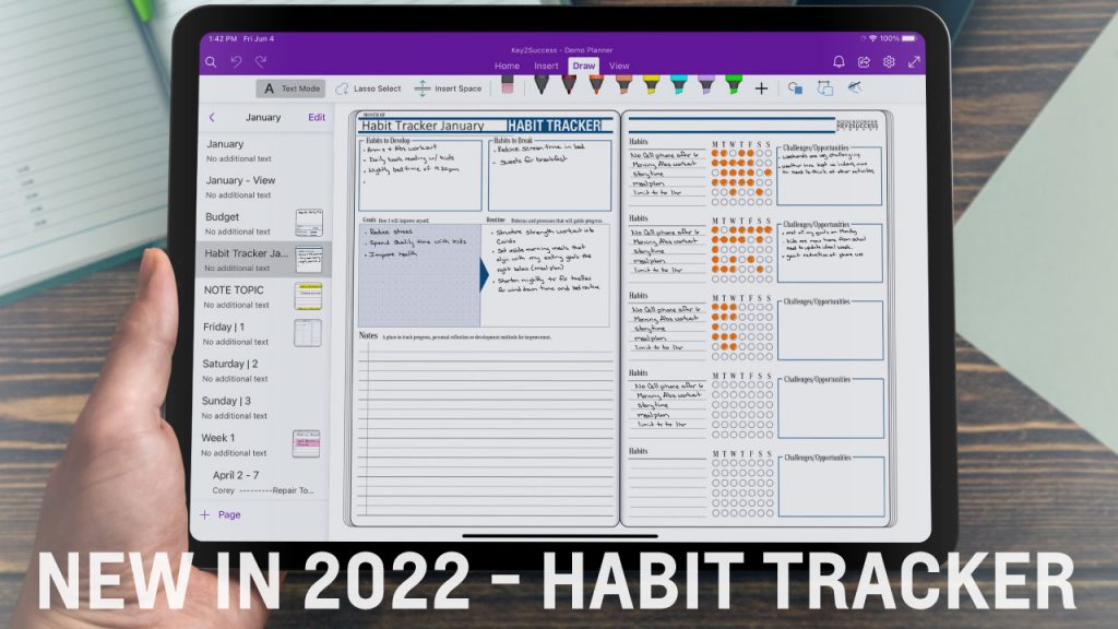 2022 OneNote Personal Pro Digital Planner Branden