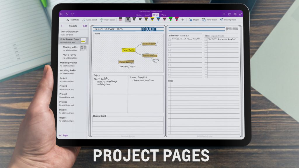 2022 ipad onenote Digital Projects