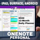 Product-2022-OneNote-Personal-Digital-Planner