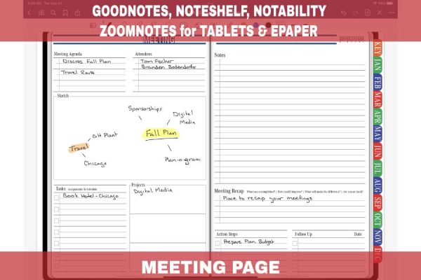GoodNotes 2022 Meeting Page