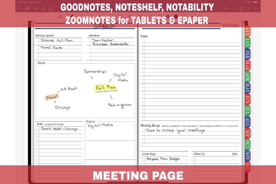 GoodNotes 2022 Meeting Page