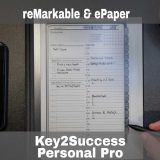 reMarkable Key2Success Personal Pro Planner