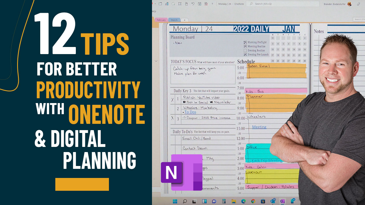 Best 12 OneNote Tips For Better Productivity With Digital Planning