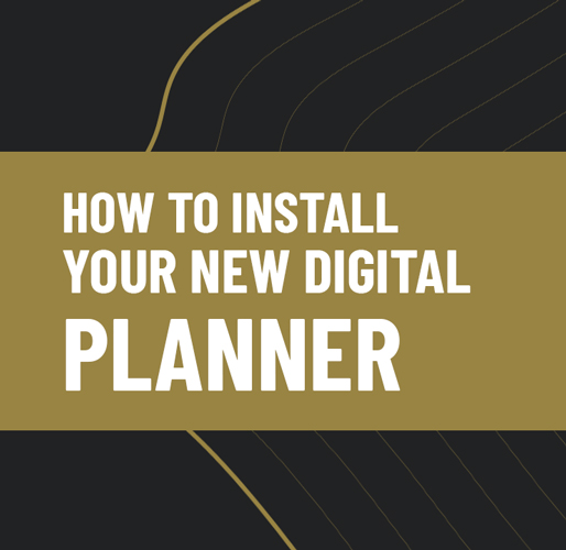 install new digital planner