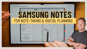samsung notes for note taking digital planning
