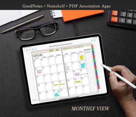 GoodNotes-Academic-Planner-Monthly-View