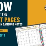 sort pages option pdf samsung notes