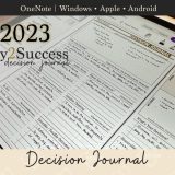 2023 OneNote Key2Success Decision Journal