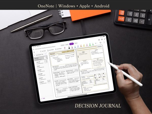 Onenote Decision Journal
