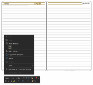 How to Duplicate Background Image in OneNote