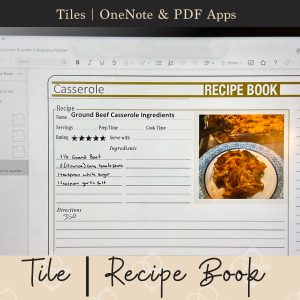 Recipe Book Tile