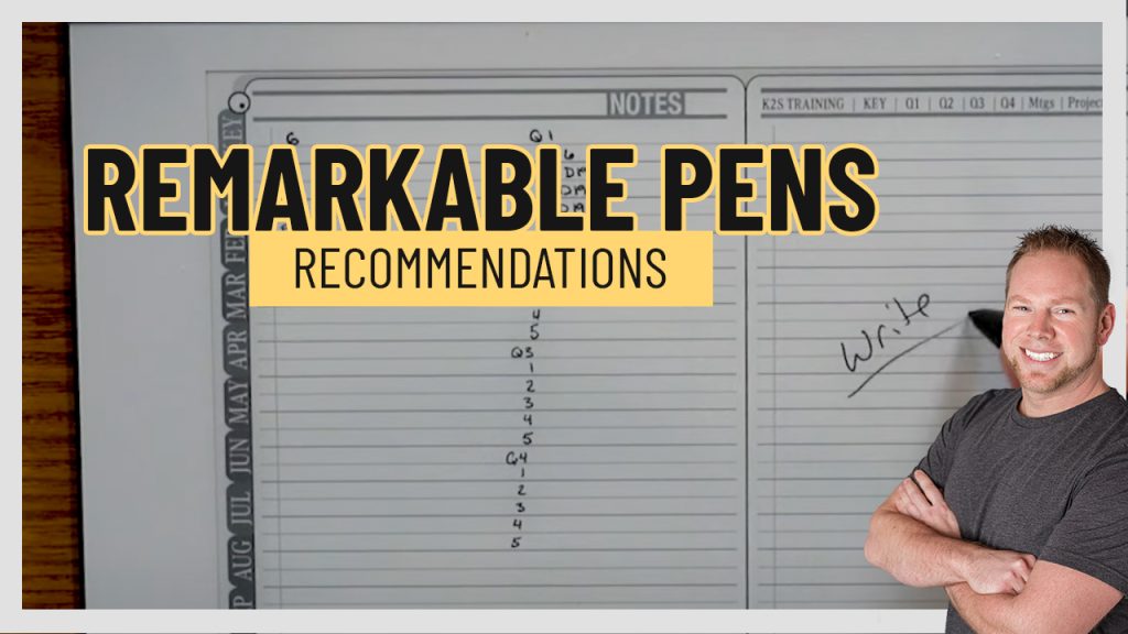 remarkable pen recommendation