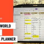 disney world digital planner