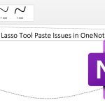 fix lasso tool paste in one note