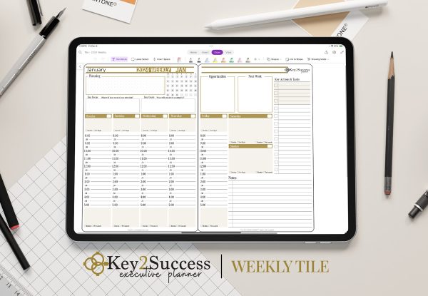 Key2Success Planner Weekly Tile