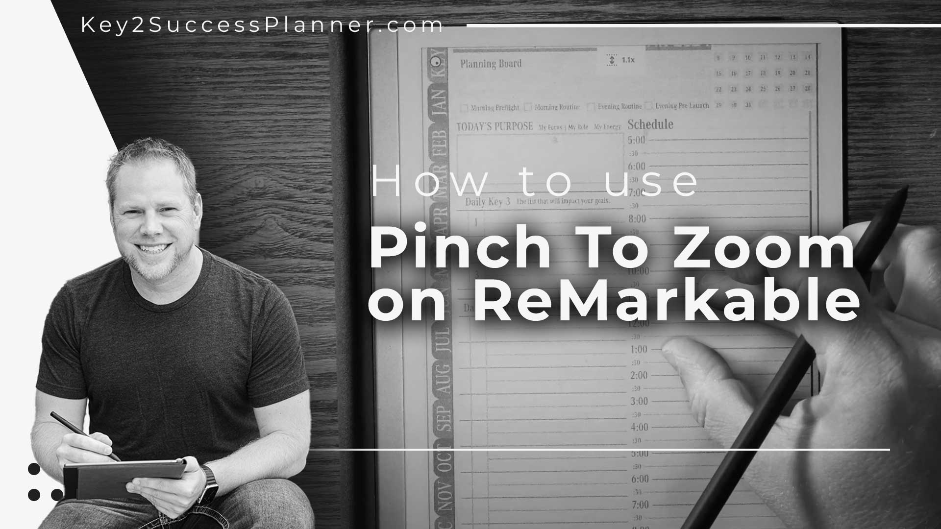 Master Pinch to Zoom on ReMarkable Digital Planner Guide