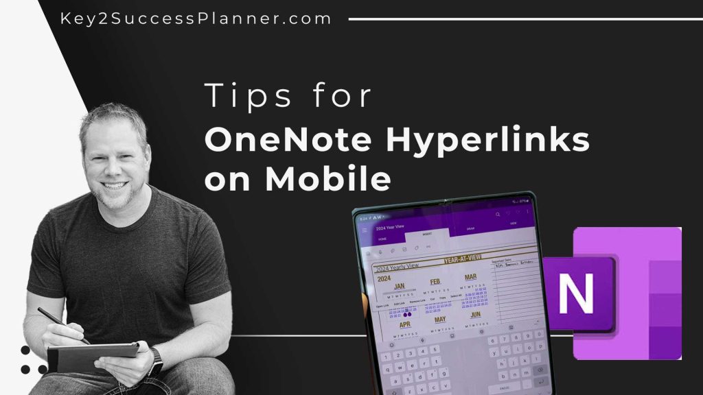 tips for onenote hyperlinks on mobile