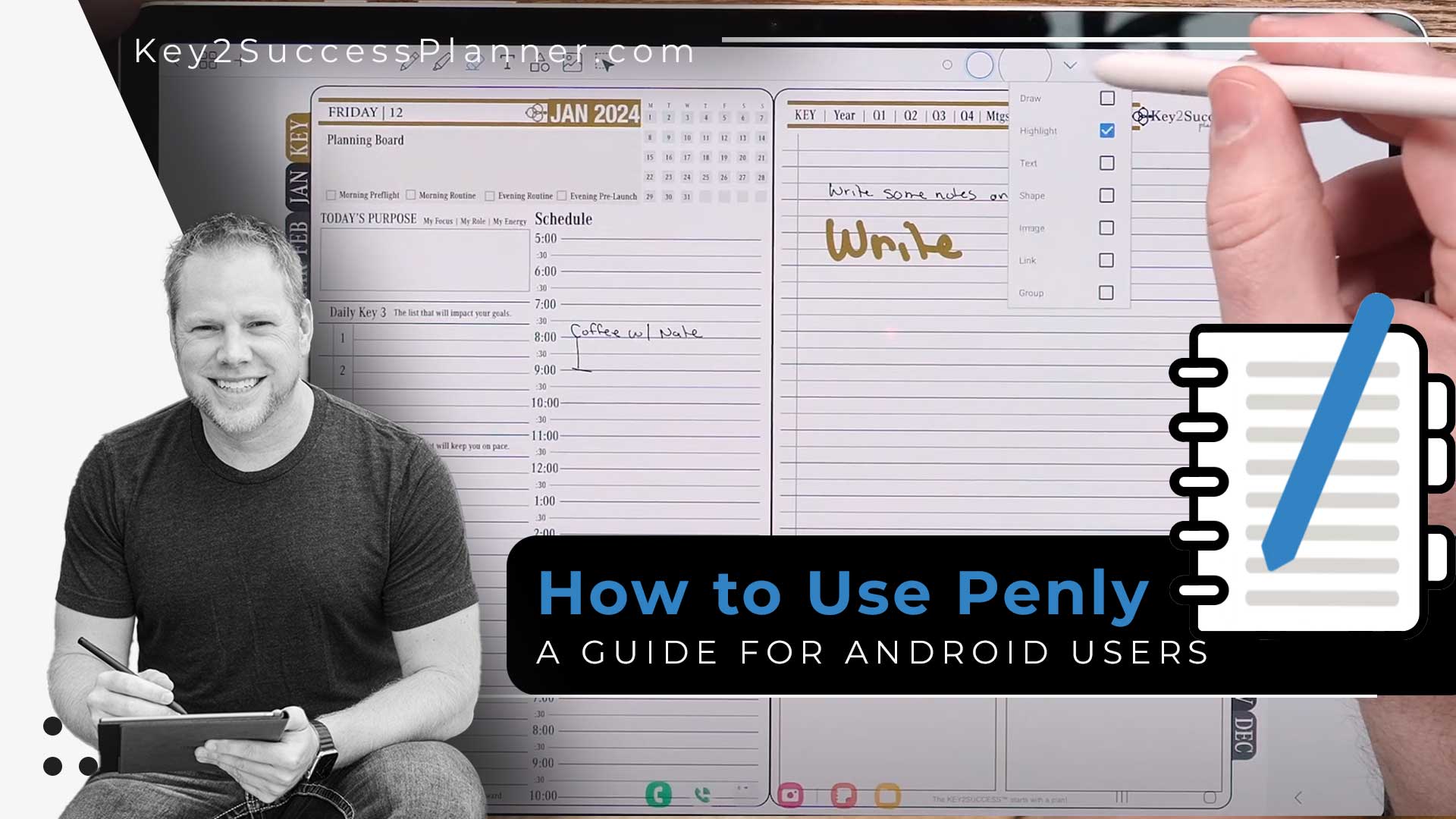 como fazer pdf para ser usado no penly app