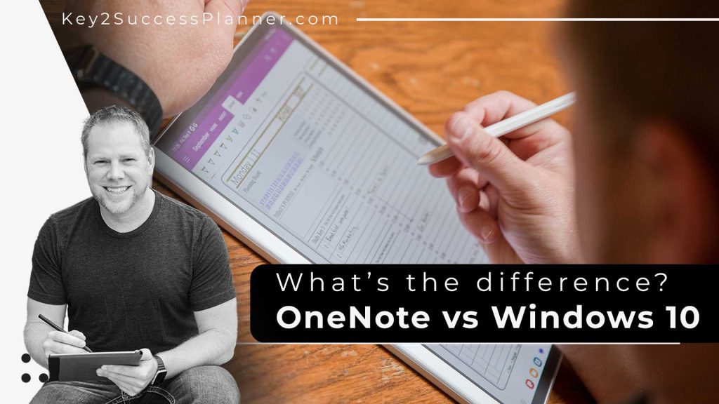 onenote app vs onenote windows 10