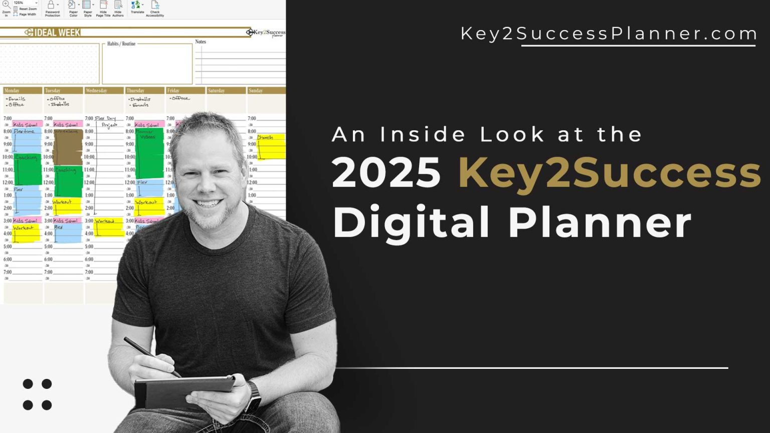 Sneak Peek at the 2025 Digital Planner with new Ideal Week!