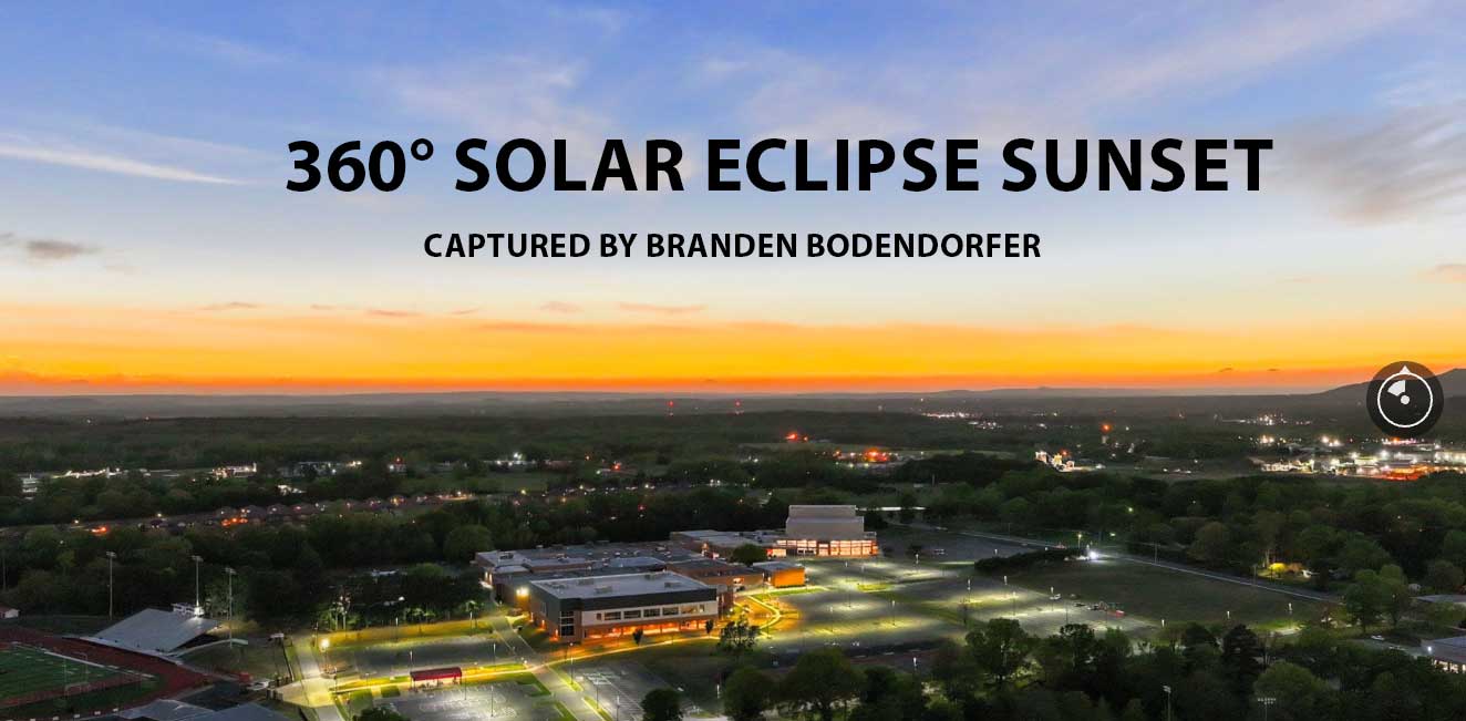 Witness the Mesmerizing 360 Degree Solar Eclipse Sunset