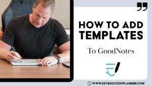 add templates to goodnotes