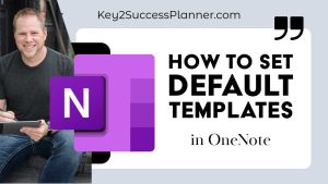 how to set default new page templates