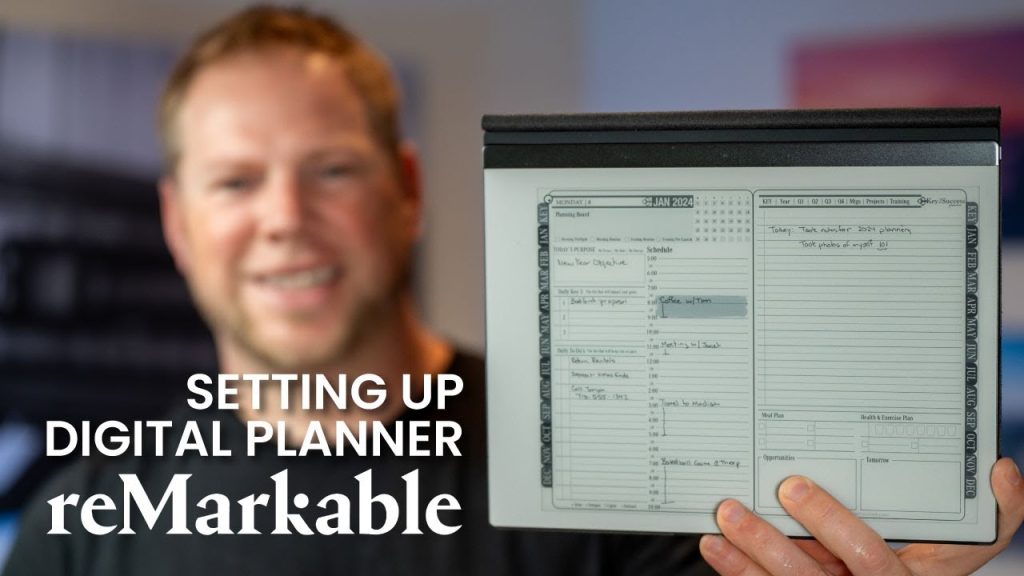 setting up digital planner on re