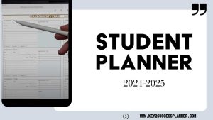 student planner 2024 2025