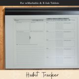 reMarkable 2 Digital Planner Habit Tracker