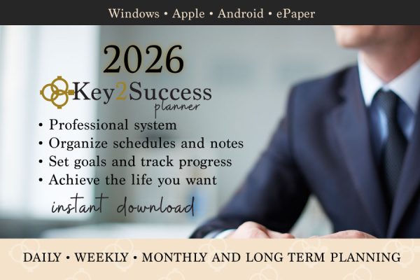 2026 Key2Success Planner Benefits