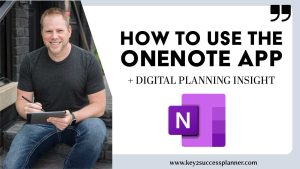 how to use the onenote app