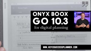 onyx boox go 10.3 digital planning