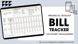 bill tracker template