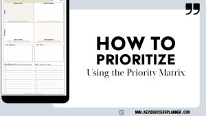 how to prioritize