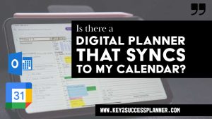 digital planner that syncs to calendar