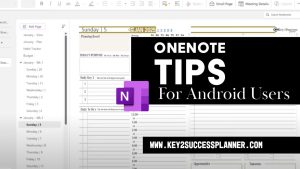 onenote tips for android users