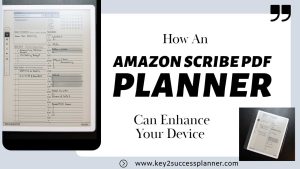 amazon scribe pdf planner