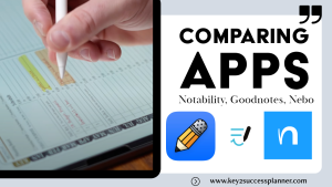 comparing notability goodnotes nebo