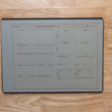 2026 PDF Decision Journal displayed on a digital tablet, featuring structured sections for decision-making, compatible with various PDF annotation apps like GoodNotes and Notability, set on a wooden surface.