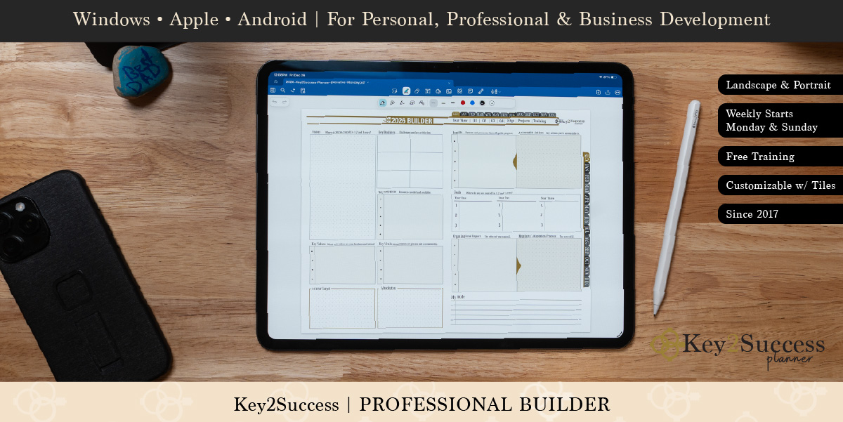 2026 Digital Planners by Key2Success: Plan Ahead for Success