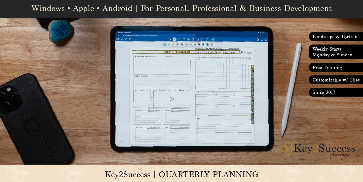 2026 Digital Planners by Key2Success: Plan Ahead for Success