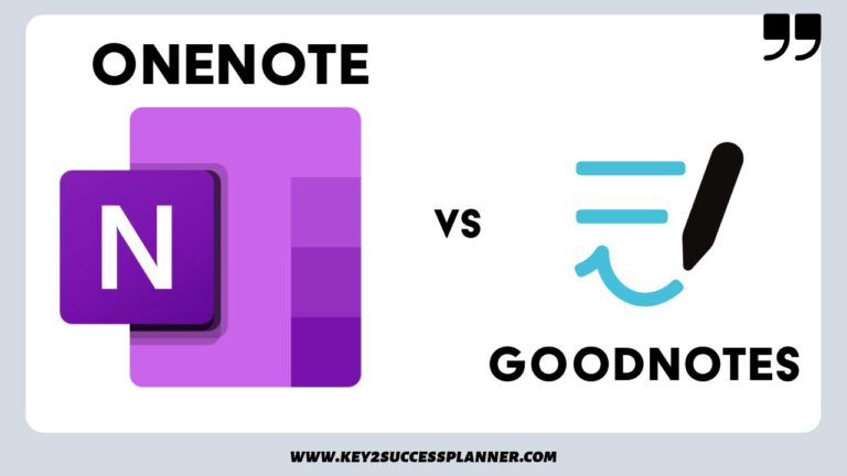 GoodNotes vs. OneNote for 2026 Digital Planners: Which is Best ...