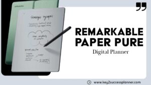Key2Success Digital Planner | Branden Bodendorfer 29 remarkable paper pure planner